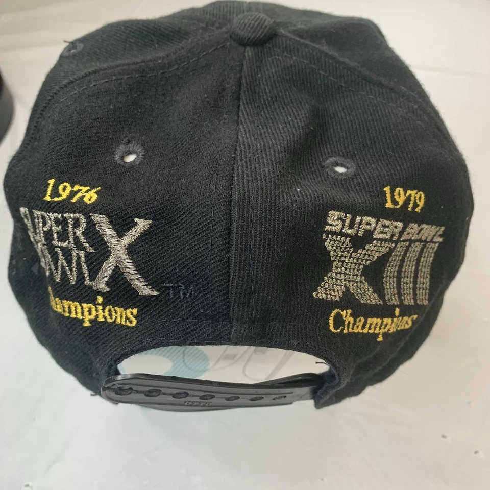 Boné Snapback Vintage Pittsburgh Steelers 4 Vezes Campeões do Super Bowl Annco - Imagem 3 de 4