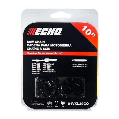 Echo 10'' Chainsaw Chain Saw Chain 3/8'' LP - # 91VXL39CQ New