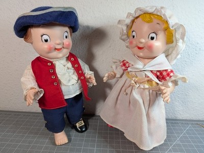 Vintage Campbell's Soup Kids Doll Set 10'' Colonial Clothes