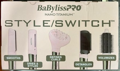 BaBylissPRO StyleSwitch Ionic Multi-Styler , Air Styler and Hair Dryer