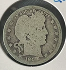 Barber Quarter - Date Holed 190?-D - Good