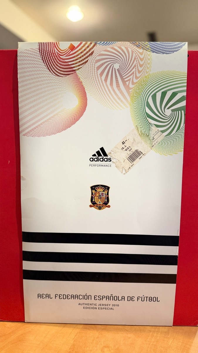 🔥 Spain 2010 World Cup Champions Player Issue TECHFIT Jersey L