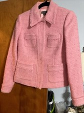 Classiques Entier Pink Wool Blend Jacket sz 2