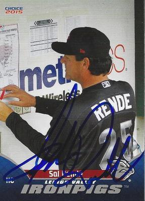 Sal Rende 2015 Lehigh Valley IronPigs Signed Card | eBay