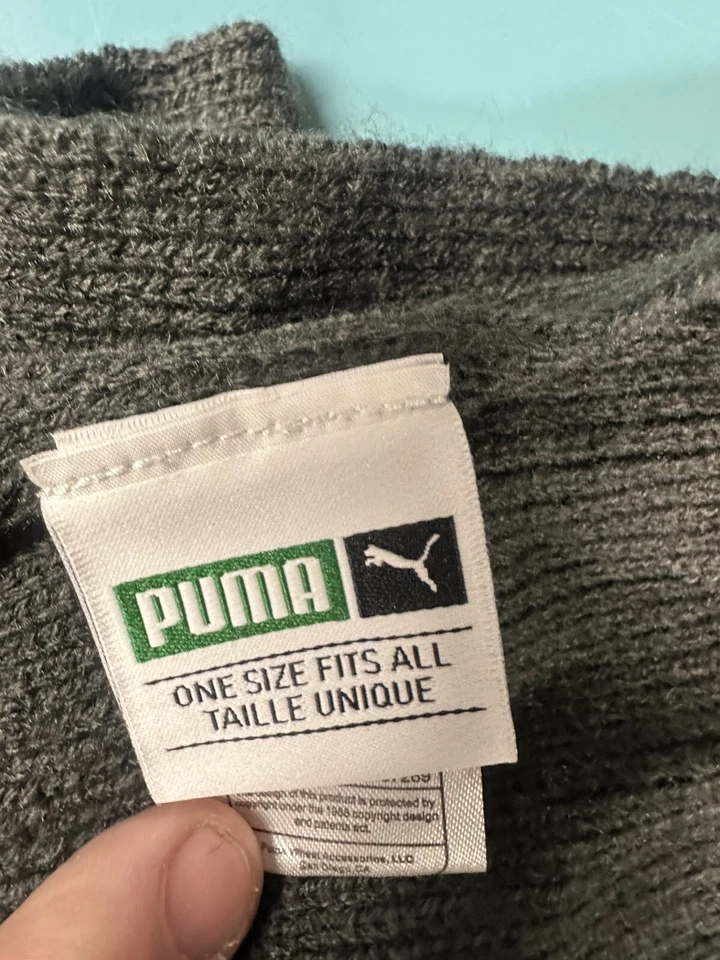 Grey puma scarf - Image 2 of 4