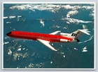 Aviation Postcard BI Braniff International Airlines Boeing 727 IB1