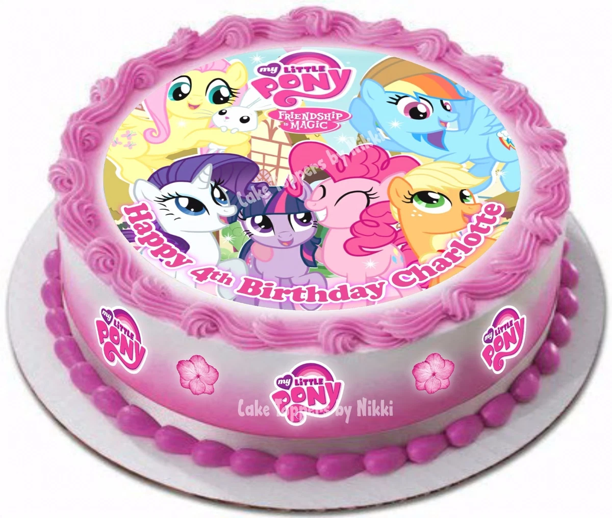 Topper de Bolo Personalizado My Little Pony