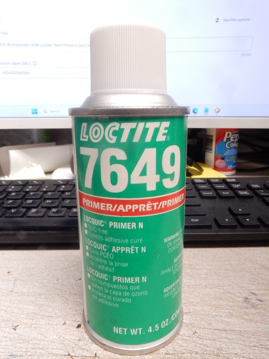 NOS Bombardier OEM Loctite 7649 Primer 4.5oz Can 293800041 | eBay
