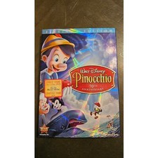 Pinocchio Two-Disc 70th Anniversary Platinum Edition - DVD -New sealed