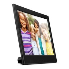 Aluratek 10" Slim Digital Photo Frame with 8GB Built-in Memory ASDMPF09 Black