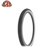 ALTA BICYCLE WIRE BEAD CRUISER TIRE 26 x 2.125 BLACK/WHITE HEAVY DUTY DIAMOND.