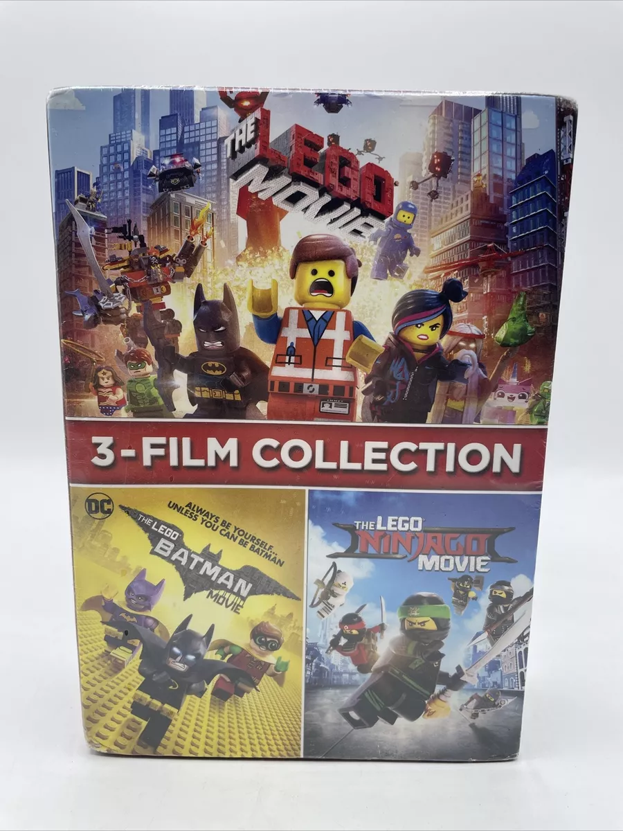 3 Film Collection The LEGO Movie / LEGO Batman / LEGO Ninjago (3 DVD Box  Set NEW