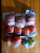 VTG Lot of 11 Doll Heads W/ Hands Yarn Hair Darice Westrim Primo Doll Crafts NOS