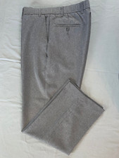 Levi's Flat Front Easy Care Dacron Polyester Action Slacks. Heather Gray, 36X31.