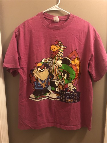 Rare Vtg 90s Looney Tunes Hip Hop T 
