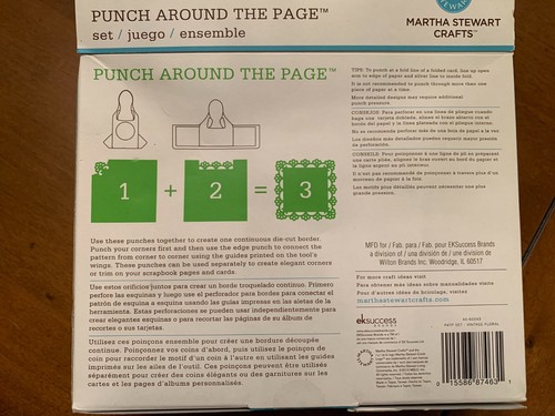 Martha Stewart Punch Around The Page Choice Of 2 Piece Sets New In Box - Picture 19 of 19
