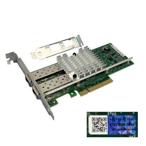 GENUINE INTEL X520-DA2 E10G42BTDA 10Gb Dual Port Ethernet Server Adapter - Picture 1 of 4