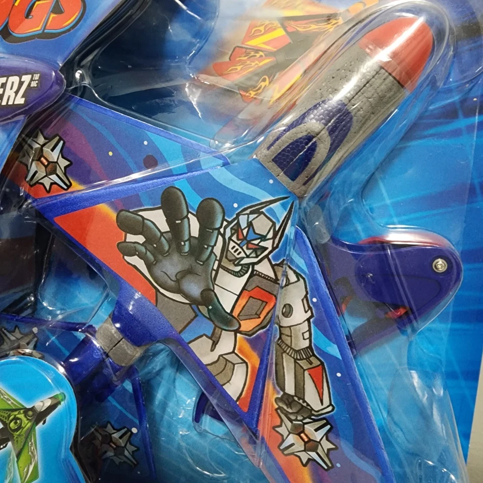 In Box 2003 Vintage Air Hogs Jet Blasterz Glider Transforming Jet Plane - Image 4 of 4