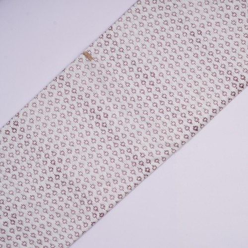 Tela estampada sanganeri natural india de algodón hecha a mano con estampado de bloques a mano de 5 yardas. - Imagen 4 de 7