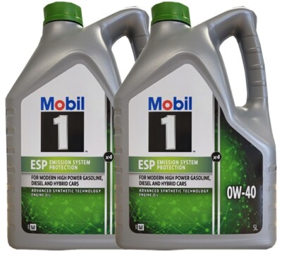 Mobil 1 ESP X4 0W 40 MB229.52 Porsche C40 ACEA C3  Motoröl 10 Liter