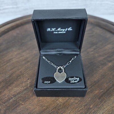Brücke Edelmetalle 925 Sterling Silber Italien Kette Halskette mit Herz Anhänger 