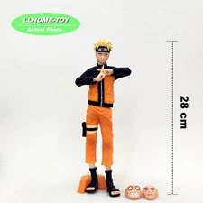 Anime ninja Shippuden Uzumaki Changeable face Action PVC Figure Statue Toy Gift