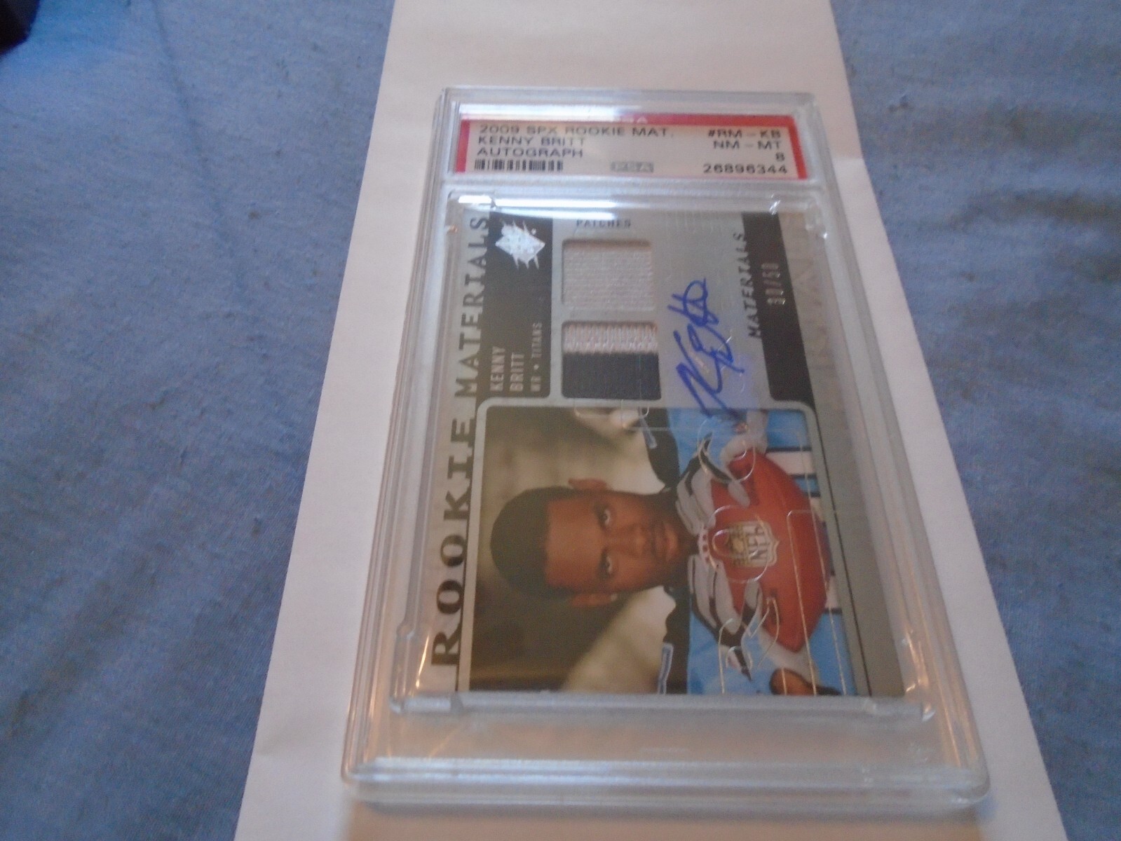 Kenny Britt SPx Rookie Materials #RMKB Autograph