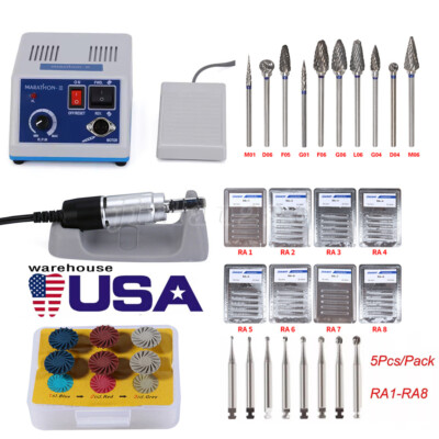 Dental Lab Marathon Micromotor N3 Micro Motor Polishing & 35K RPM Handpiece /Bur