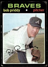 1971 Topps 31573* Bob Priddy Atlanta Braves #147