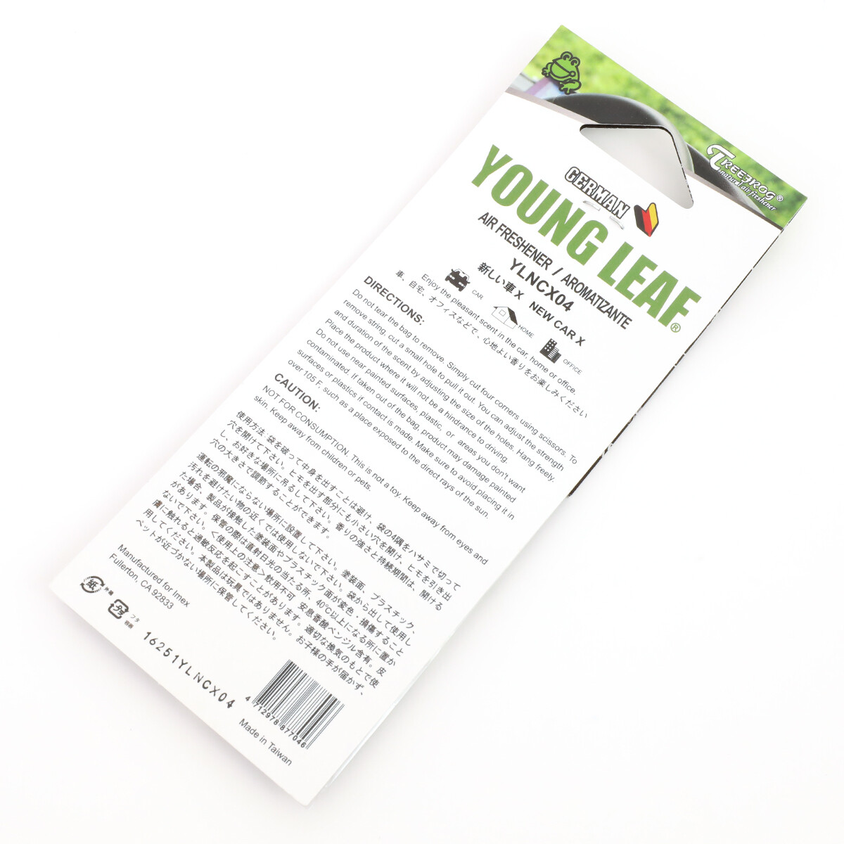 Treefrog Wakaba Young Leaf New Car X Scent Auto Office Hanging JDM Air