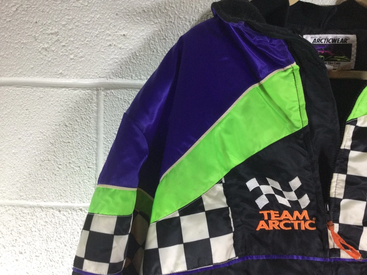 Vintage Used Arctic wear Arctic Cat Cat Snowmobile Racing Jacket
