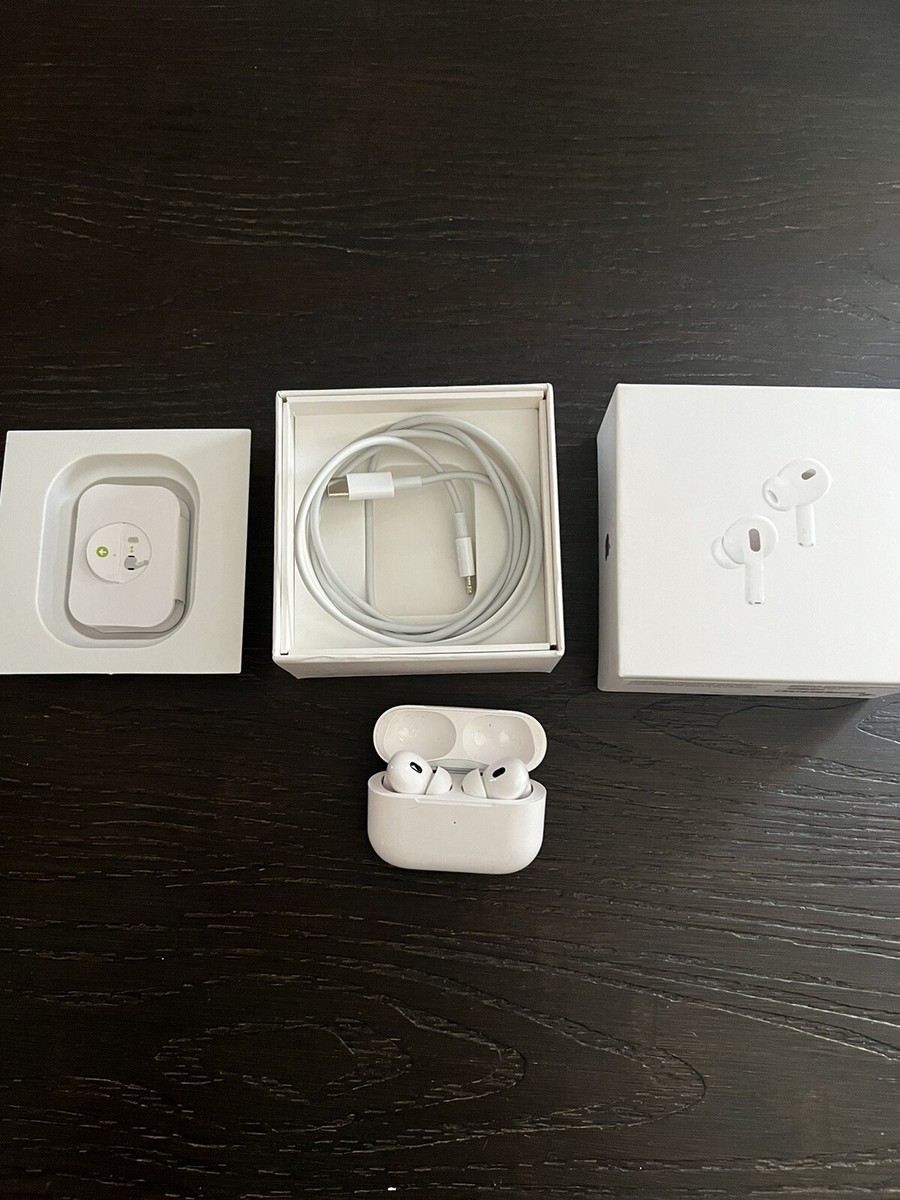 Apple AirPods Pro MQD83LL/A (2nd generation) W/ Box Apple AirPods Pro MQD83LL/A (2nd generation) W/ Box