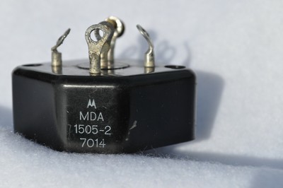 Vintage Motorola MDA 1505-2 Bridge Rectifier Diode 100V 8A; Used 