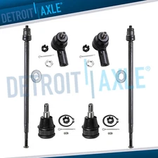 Front Inner and Outer Tie Rods Lower Ball Joint for Honda CR-V 2002 - 2006