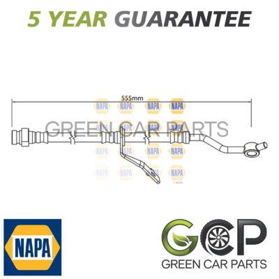 NAPA Front Right Brake Hose Fits Sportage ix35 1.6 1.7 CRDi 2.0 587322S100
