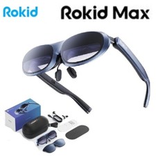 Rokid Max AR Smart Glasses 215" HD Sony Micro OLED Screen For 3D Game Viewing