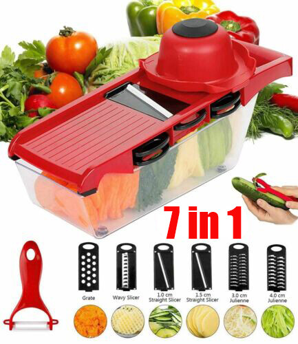 Vegetable Fruit Chopper Cutter Food Onion Veggie Dicer Slicer Kitchen - Bild 8 von 8