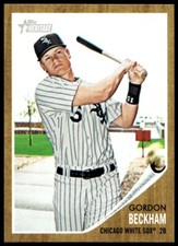 Gordon Beckham 2011 Topps Heritage #73 Chicago White Sox Baseball