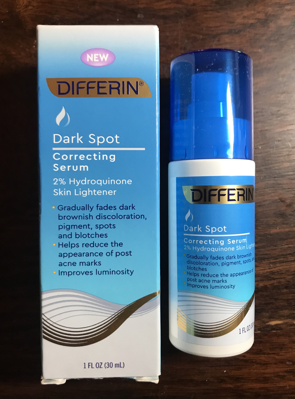 differin gel dark spot correcting serum