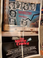 1980 THE MIRROR CRACK'D vintage movie poster Angela Lansbury Elizabeth Taylor
