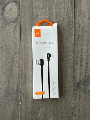 Mcdodo 90° 4ft LED Game Cable Fast Charge Data USB for iPhone 12/11/XS/X/8/7