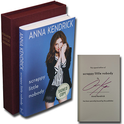Scrappy Little Nobody SIGNED Anna Kendrick (2016,1st) CUTOM-FITTED BOX NEW