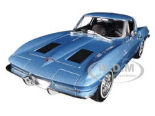 1963 CHEVROLET CORVETTE LIGHT BLUE 1/24-1/27 DIECAST MODEL CAR BY WELLY 24073