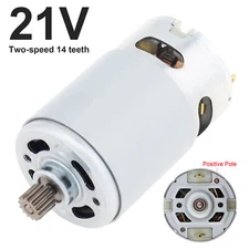 RS550 DC Motor 14 Teeth 8.2mm Gear 21V 29800RPM Electric Chainsaw Motor DIY Tool