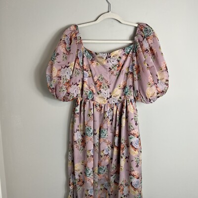 nasty gal pink floral dress Floral Cutwork Lace Strappy Maxi Dress