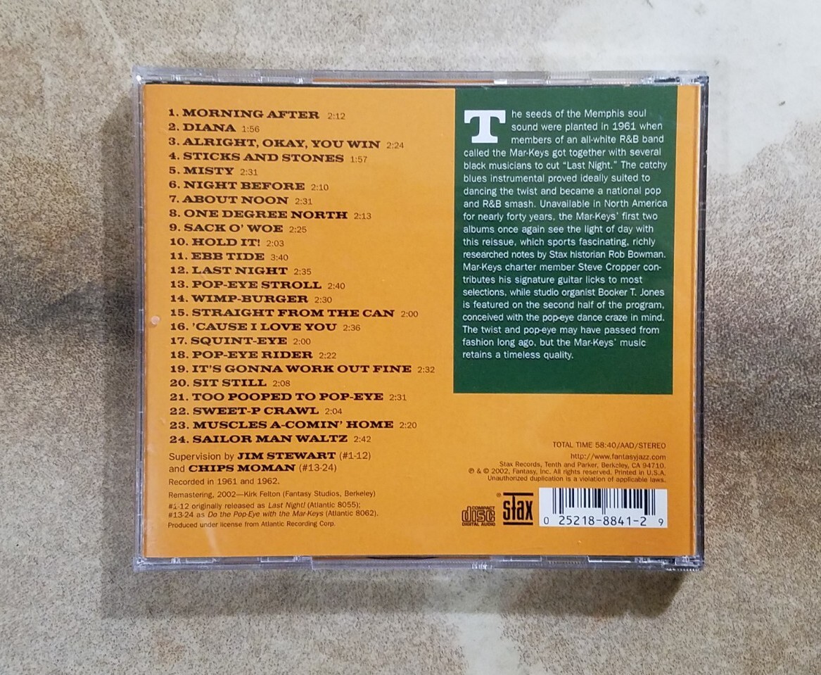 その他 Last Night Something Happened [CD] Last Night!/Do the Pop-Eye by The Mar-Keys (CD, Jun-2002