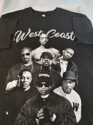 west coast rappers shirt