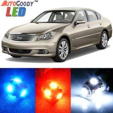 16 x Premium Xenon White LED Light Interior Package Kit for Infiniti M35 M37 M45