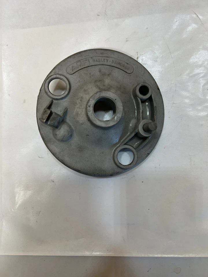 Harley-Davidson SS175 SS250 1976 placa de tambor de freno trasero OEM cubierta de freno trasero Foto 3 de 3