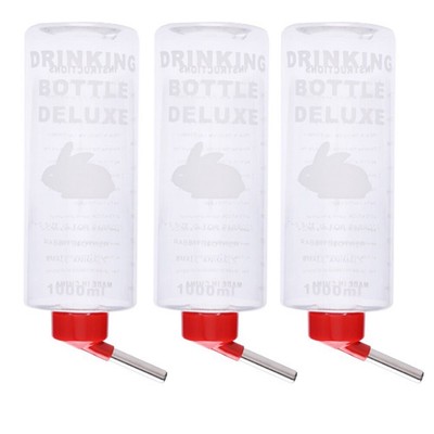 1000ml Drinking Fountain for Small Animals Automatic Drinking Water Hanging Water 8580
